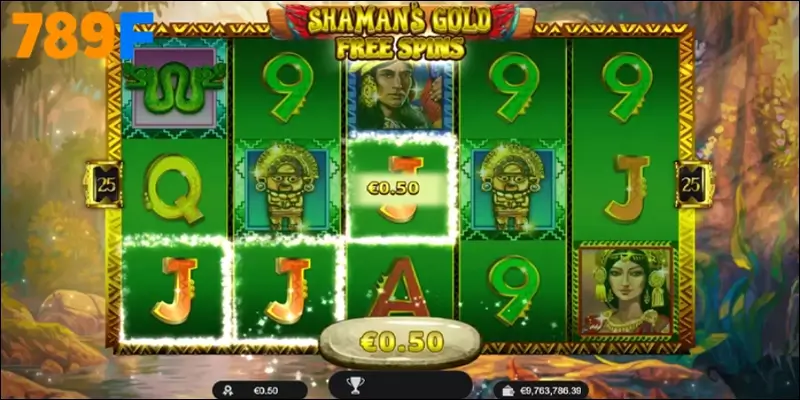 Roll in Money – Slot 2025 biến giấc mơ thành hiện thực 1 Golden Shaman tái hiện hình ảnh một pháp sư cổ đại