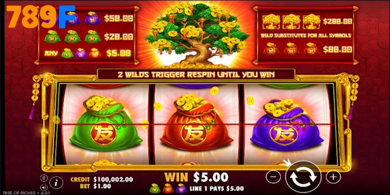 Roll in Money – Slot 2025 biến giấc mơ thành hiện thực 1 Rich Tree không chỉ là một trò chơi mà còn như một cây thần thoại mọc lên từ lòng đất