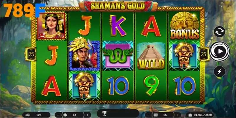 Roll in Money – Slot 2025 biến giấc mơ thành hiện thực 2 Trải nghiệm lối chơi trong Golden Shaman